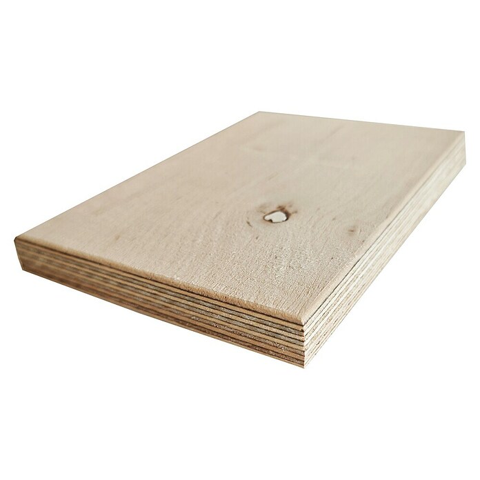 Sperrholzplatte Fixmaß BB/BB (Birke, L x B x S: 1 200 x 600 x 15 mm) | BAUHAUS
