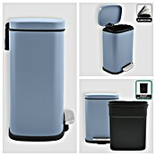 Spirella Cubo con pedal Akira (5 l, Acero inoxidable, Azul) | BAUHAUS