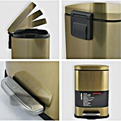 Spirella Cubo con pedal Akira (5 l, Acero inoxidable, Oro) | BAUHAUS