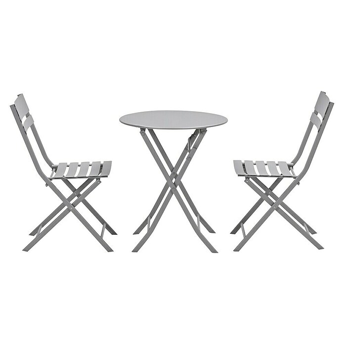 Garden Impressions Tuinmeubelset Bistro Alfa (3 -delig, Taupe, Aluminium) | BAUHAUS