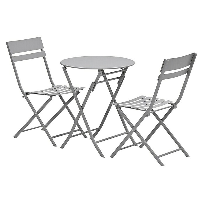 Garden Impressions Tuinmeubelset Bistro Alfa (3 -delig, Taupe, Aluminium) | BAUHAUS