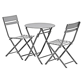 Garden Impressions Tuinmeubelset Bistro Alfa (3 -delig, Taupe, Aluminium)