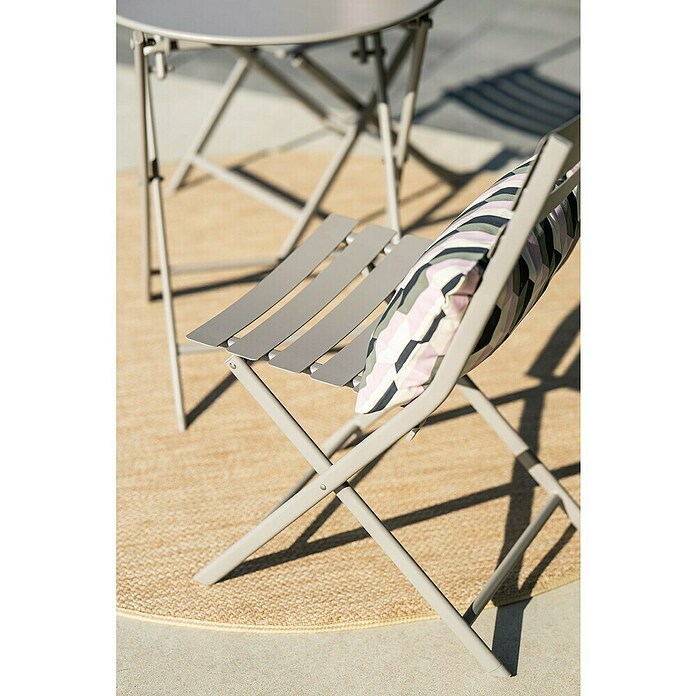 Garden Impressions Tuinmeubelset Bistro Alfa (3 -delig, Taupe, Aluminium) | BAUHAUS