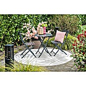 Garden Impressions Tuinmeubelset Bistro Alfa (3 -delig, Carbon Black, Aluminium) | BAUHAUS