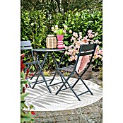 Garden Impressions Tuinmeubelset Bistro Alfa (3 -delig, Carbon Black, Aluminium) | BAUHAUS