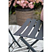 Garden Impressions Tuinmeubelset Bistro Alfa (3 -delig, Carbon Black, Aluminium) | BAUHAUS