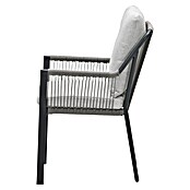 Garden Impressions Tuinstoel Raxa (Donkergrijs, Frame: Aluminium) | BAUHAUS