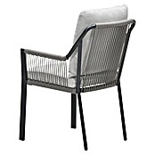 Garden Impressions Tuinstoel Raxa (Donkergrijs, Frame: Aluminium) | BAUHAUS