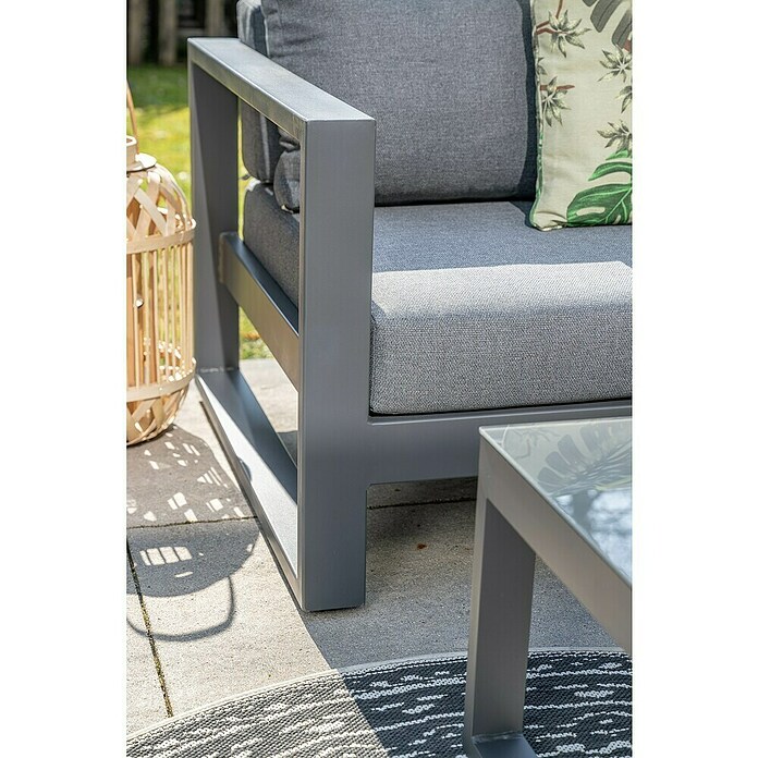 Garden Impressions Loungeset Esmee (3 -delig, Donkergrijs) | BAUHAUS
