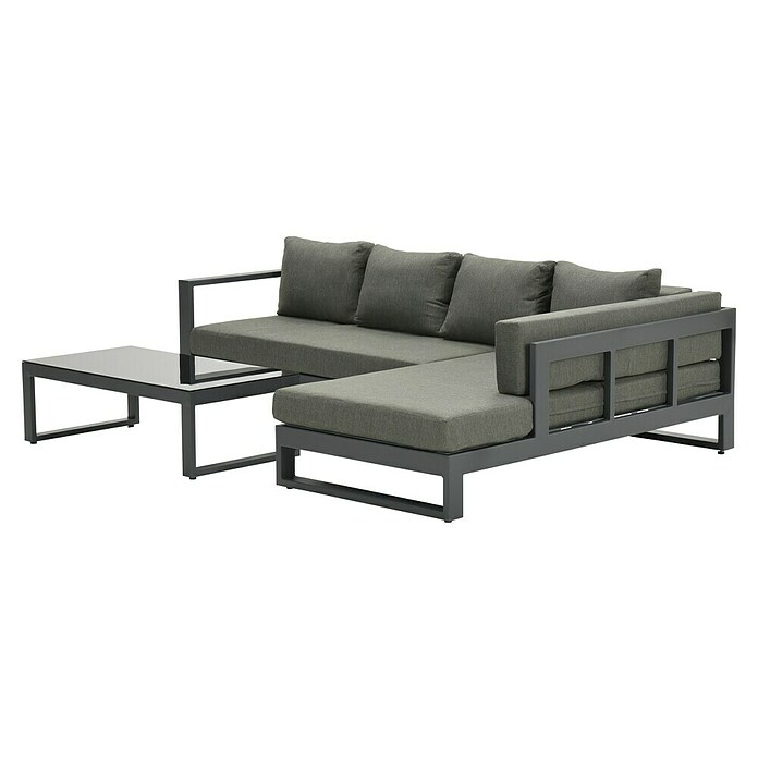 Garden Impressions Loungeset Esmee (3 -delig, Donkergrijs) | BAUHAUS