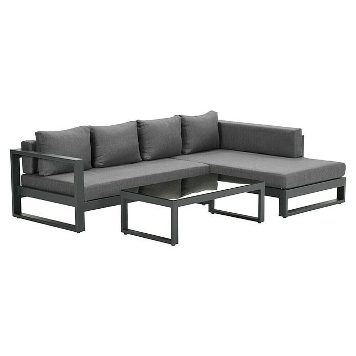 Garden Impressions Loungeset Esmee (3 -delig, Donkergrijs) | BAUHAUS