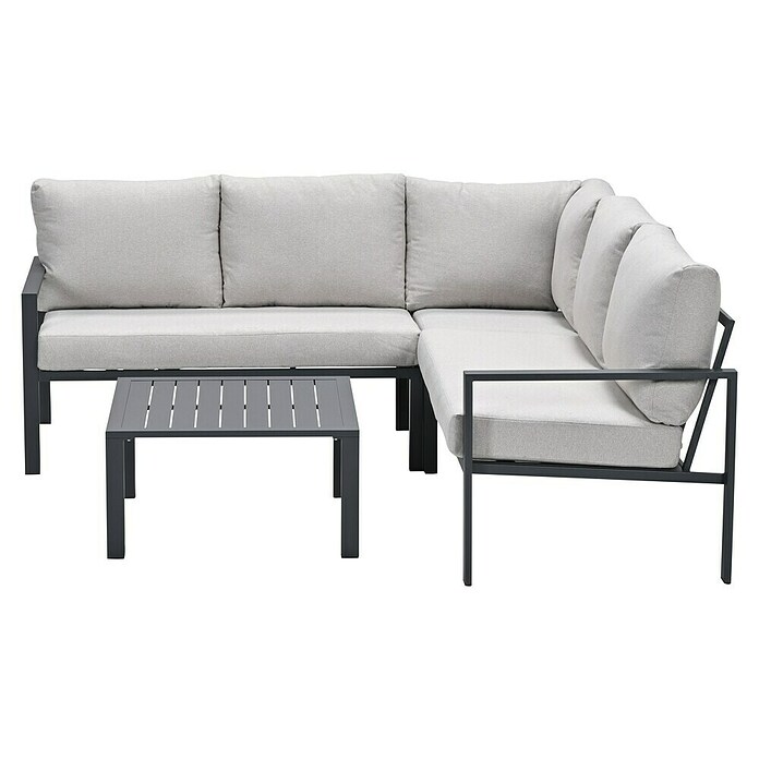 Garden Impressions Loungeset Springs (4 -delig, Donkergrijs) | BAUHAUS
