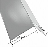 Metdach Kapna pločevina  (Antracitna/siva barva, Dolžina: 100 cm, Jeklo) | 5669 - Stahlplatten und Zubehör | FADP - Bedachung | FAD - Baustoffe | FA - Baustoffe | F - Baustoffe | BAUHAUS
