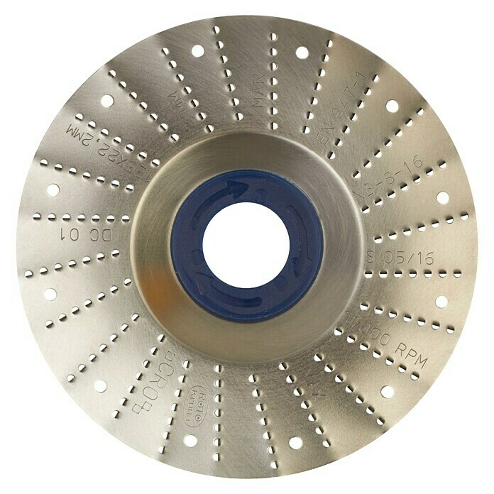 Craftomat Scheiben-Drahtbürste (Passend für: Winkelschleifer, Gezopft,  Durchmesser: 115 mm) | BAUHAUS