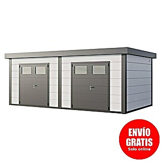 Telluria Caseta metálica Duo 3336+ (Medidas ext. (An x Pr): 672 x 388 cm, Acero, Blanco/Antracita, Sin set)