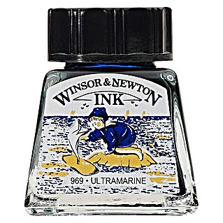 Winsor & Newton Zeichentinte (Ultramarin, 14 ml, Flasche)