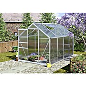 Vitavia Gewächshaus Calypso 5800 (3,06 x 1,95 x 2,07 m, Farbe: Aluminium, Polycarbonat, 4 mm)