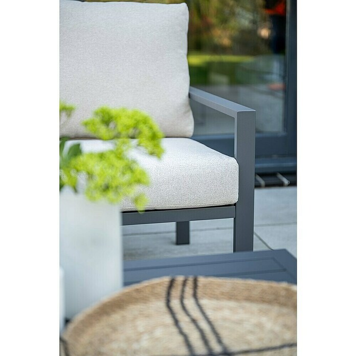 Garden Impressions Loungeset Springs (4 -delig, Donkergrijs) | BAUHAUS