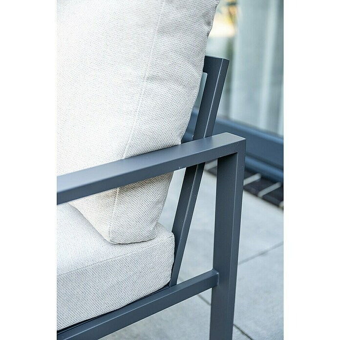 Garden Impressions Loungeset Springs (4 -delig, Donkergrijs) | BAUHAUS