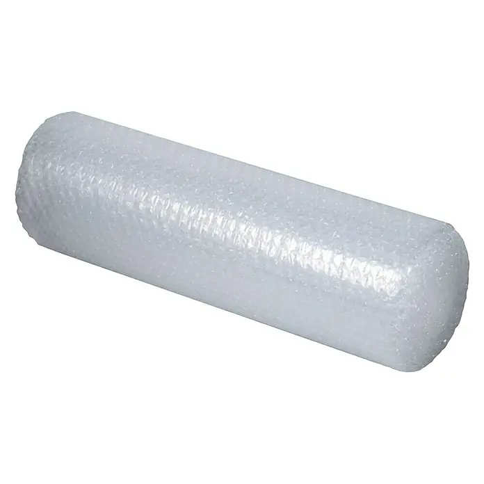 Luftpolsterfolie - 100 x 1 m, Transparent - Rolle Luftpolsterfolie, transparent und bereit für den Einsatz als Schutzverpackung für empfindliche Gegenstände. Ideal für Umzüge und Versand.