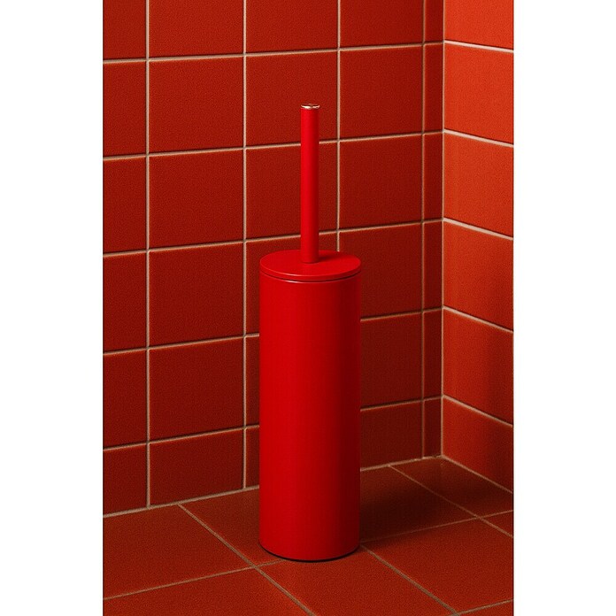 Spirella Escobillero Akira (Acero inoxidable, Rojo)
