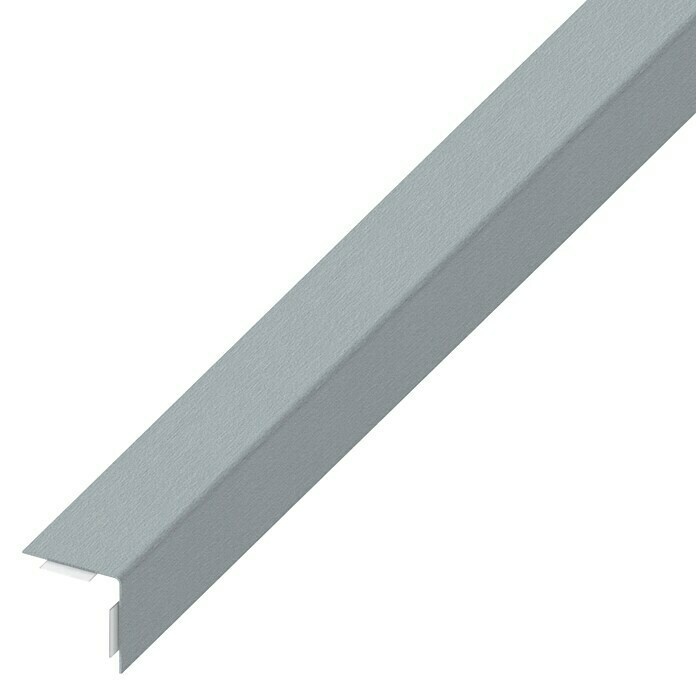 Winkelprofil (1.000 x 15 x 15 mm, Stärke: 0,5 mm, Aluminium, Eloxiert, Edelstahloptik)