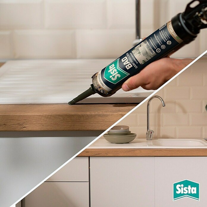 Sista Sanitär-Silikon Bad (Transparent, 280 ml) | BAUHAUS