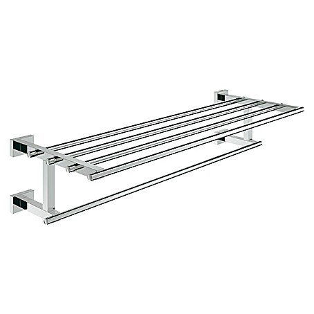 Grohe Essentials Cube Multi-Badetuchhalter (Mit Ablage, Chrom, Glänzend)