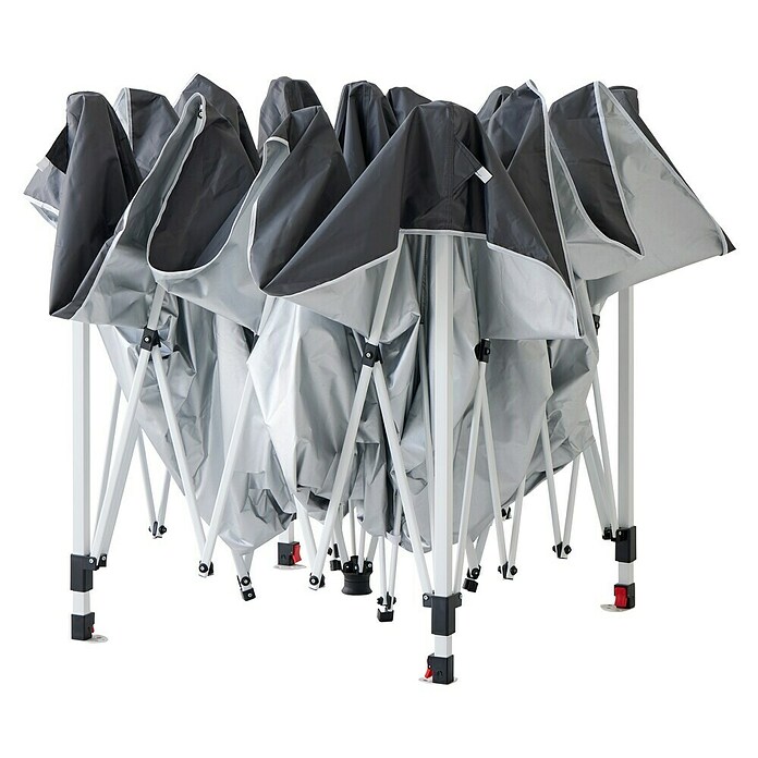 Carpa plegable Deluxe Pop Up (An x Pr: 300 x 300 cm, Gris) | BAUHAUS