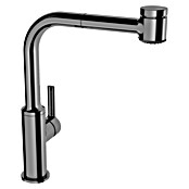 Hansa Ronda Spültischarmatur (Chrom, Glänzend, Geschirrbrause herausziehbar)