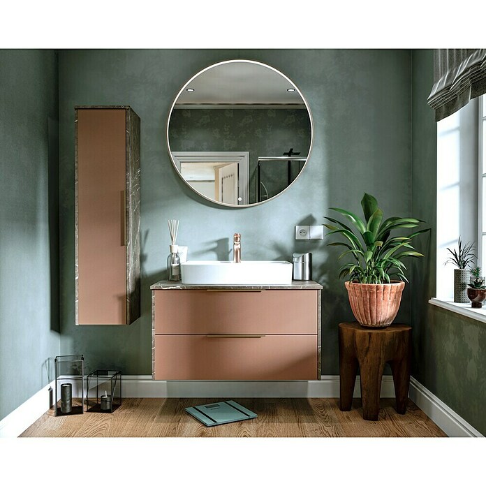 Camargue Marble Badmöbel-Set (90 cm, Goldbronze, 2 -tlg.) | BAUHAUS