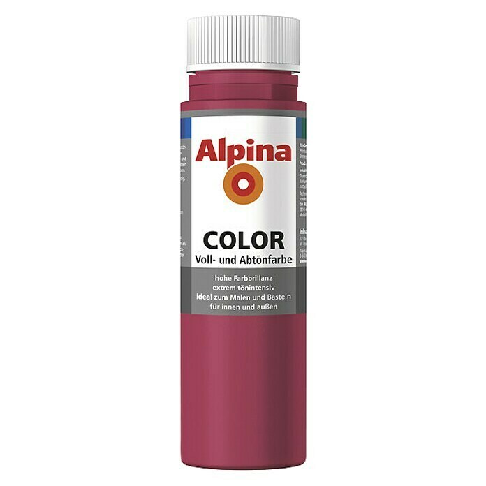 Alpina Vollton- & Abtönfarbe Color (Shocking Pink, 250 ml)