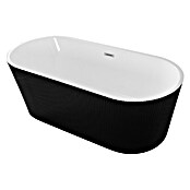 Sanotechnik Samostoječa kopalna kad Reno  (Do x Š x V: 170 x 75 x 58 cm, Sanitarni akril, Črna) | Samostoječe kopalne kadi | Kopalne kadi | Kopalnica in sanitarije | Izdelki | BAUHAUS