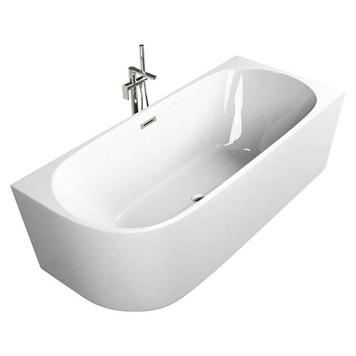 Sanotechnik Samostojeća kada Porto  (D x Š x V: 175 x 75 x 56 cm, Sanitarni akril, Bijela) | BAUHAUS