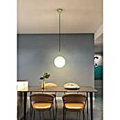 Lámpara colgante redonda (60 W, Ø x Al: 25 x 150 cm, Blanco, E27) | BAUHAUS