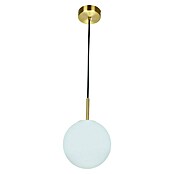 Lámpara colgante redonda (60 W, Ø x Al: 25 x 150 cm, Blanco, E27) | BAUHAUS