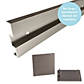 Diamond Doors Abstands-Set Linea 60 2.0 (Edelstahloptik, 2 000 x 125 x 63,5 mm, Passend für: Diamond Doors Glasschiebetür-Beschlag Linea 60 2.0) | BAUHAUS