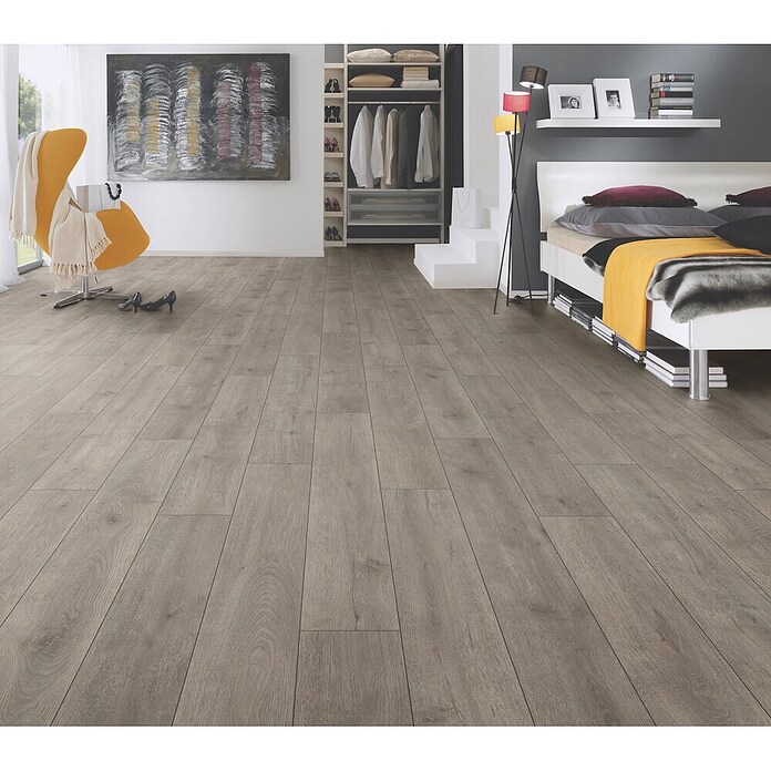 LOGOCLIC Family Laminat Eiche Montana (Eiche Montana, Landhausdiele, 1 288 x 195 x 7 mm) | BAUHAUS