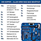 Scheppach Werkzeugkoffer TB99 (90 -tlg.) | BAUHAUS