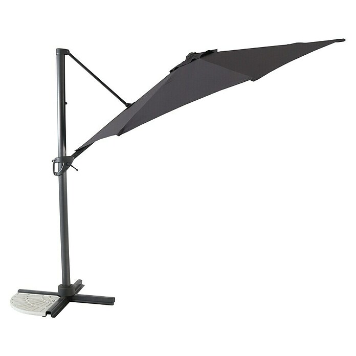 Sunfun Ligurien Parasol de jardín Ligurien (300 cm, Antracita)