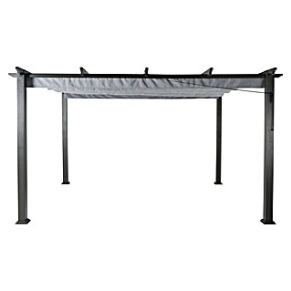 Sunfun Paviljoen met harmonicadoek Kreta (b x d: 418 x 333 cm)