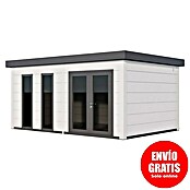 Telluria Caseta de jardín Luminato 5436+ (Medidas ext. (An x Pr): 568 x 388 cm, Blanco, Acero, Sin set) | BAUHAUS