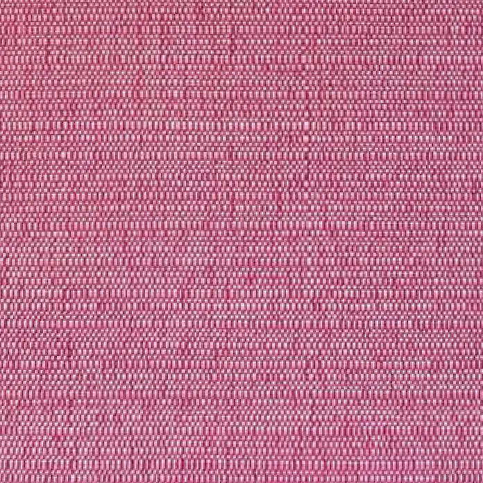 Sunfun Exclusive-Line Sitzauflage Relax - L x B x H: 174 x 50 x 6 cm, Coral - Nahaufnahme von rosa gewebtem Stoff. Die Textur des Stoffes sorgt für eine interessante und vielseitige Oberfläche für verschiedene Anwendungen.