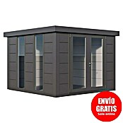 Telluria Caseta de jardín Luminato 3030 (Medidas ext. (An x Pr): 318 x 318 cm, Acero, Antracita, Sin set) | BAUHAUS