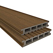 b!design WPC-Terrassendiele Teak (300 x 14,5 x 2,5 cm, Braun) | BAUHAUS