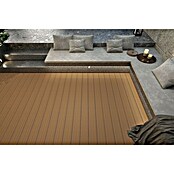 b!design WPC-Terrassendiele Teak (300 x 14,5 x 2,5 cm, Braun) | BAUHAUS