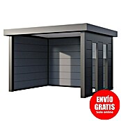 Telluria Pérgola Singolo 3630 con ventanas (Medidas ext. (An x Pr): 388 x 328 cm, Acero, Antracita, Sin set) | BAUHAUS