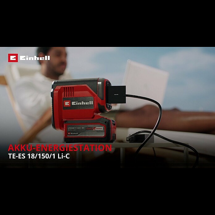 Einhell Power X-Change 18V Akku-Energiestation TE-ES 18/150/1 Li-C-Solo (18 V, Ohne Akku) | BAUHAUS
