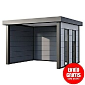 Telluria Pérgola Singolo 3630 con ventanas (Medidas ext. (An x Pr): 388 x 328 cm, Acero, Blanco/Antracita, Sin set) | BAUHAUS
