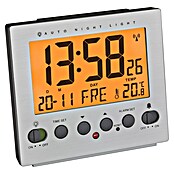 TFA Dostmann Funkwecker 60.2561.55 (Digitales Display, Batteriebetrieben, Silber) | BAUHAUS